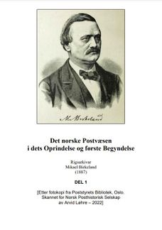 BIRKELAND 1887 - NORGES POSTVÆSEN